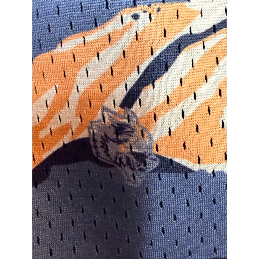 Darc Sport Wolves Forever Mesh Gym Shorts Orange Blue Camo Limited Edition Large - Picture 2 of 9